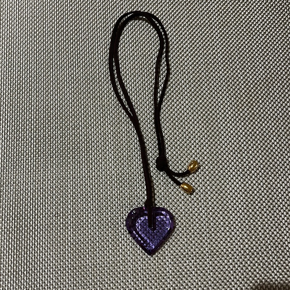 Baccarat crystal Hesrt Necklace
